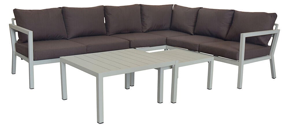 Røst hjørnegruppe kalk og brune vanntette putetrekk