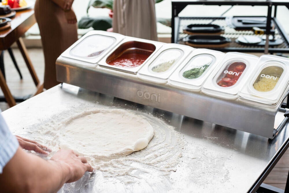 Ooni Pizza ingredienstasjon