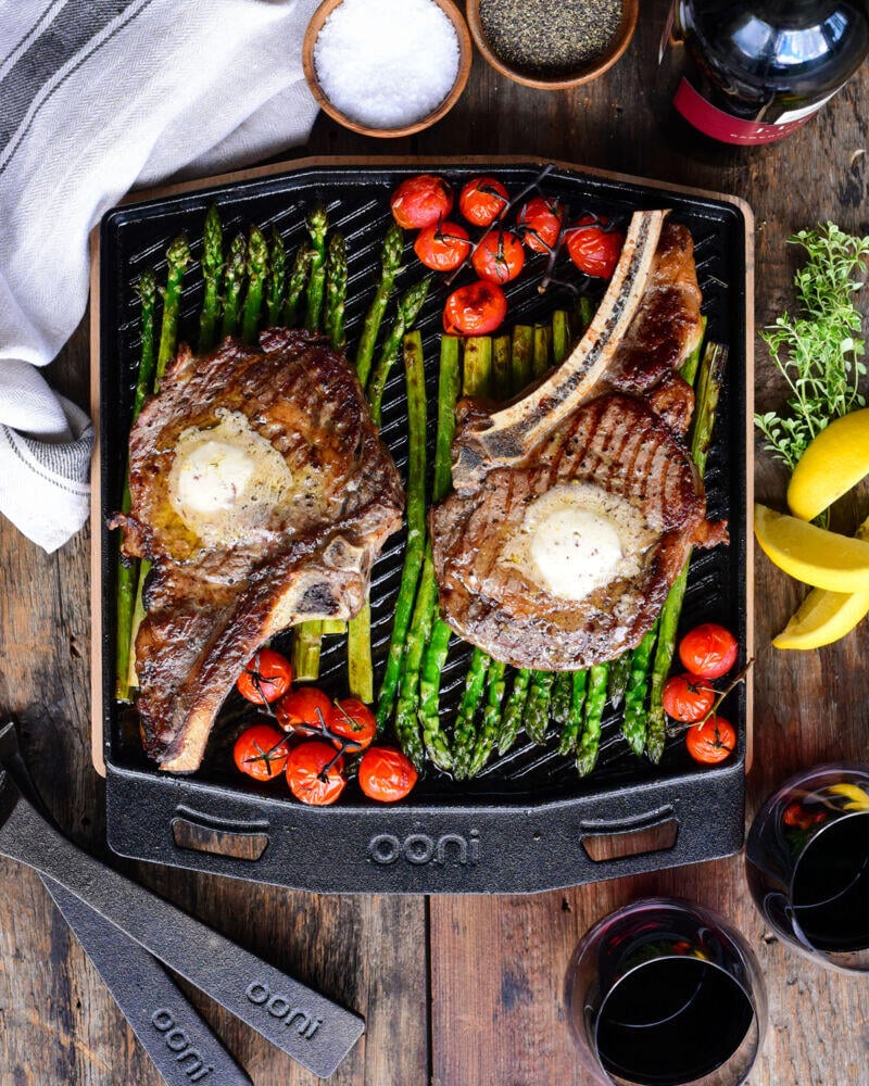 Ooni Grizzler 2-sidig grillplate