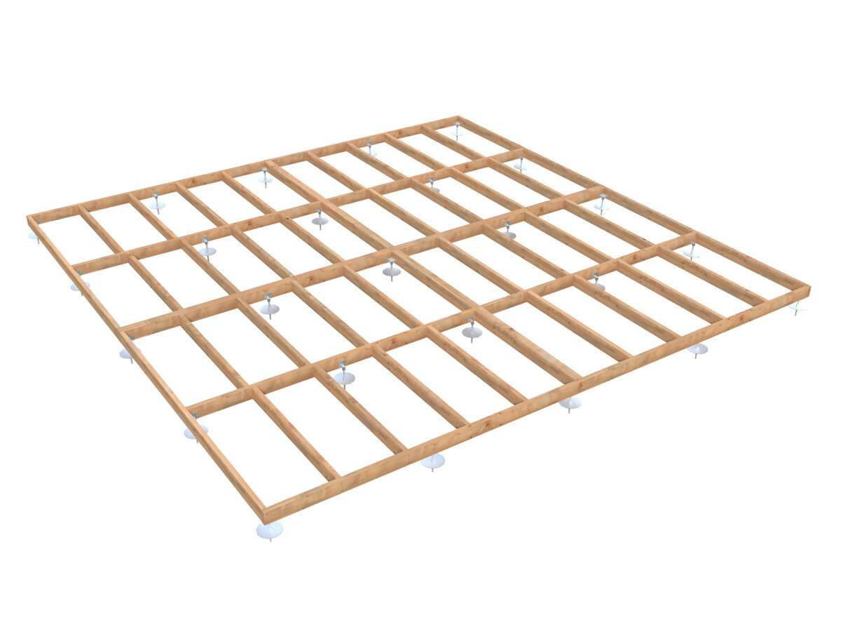 Palmako Fundamentrammer / Bjelkelag med Log-Foot