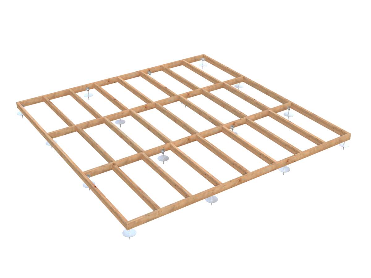 Palmako Fundamentrammer / Bjelkelag med Log-Foot