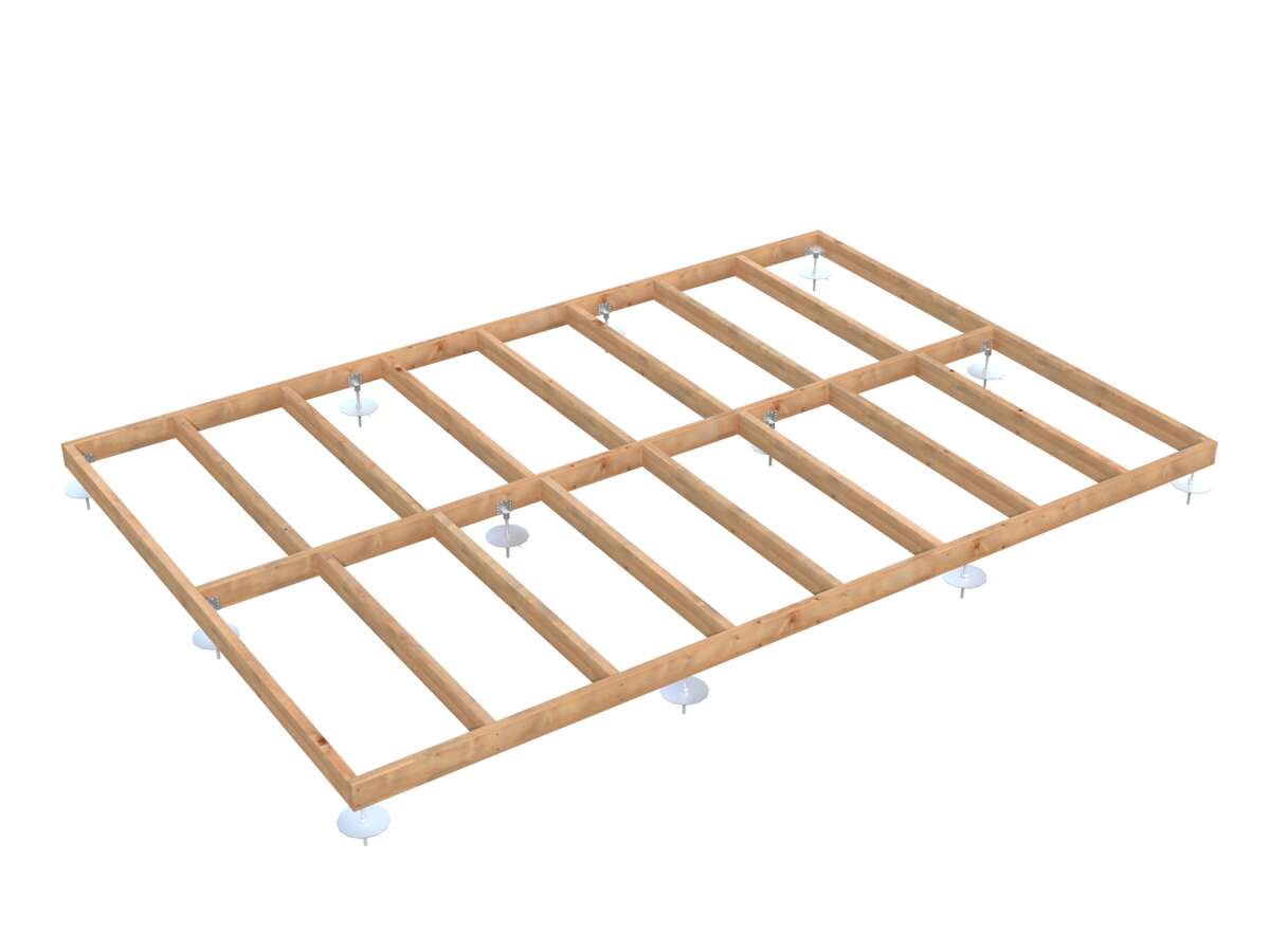 Palmako Fundamentrammer / Bjelkelag med Log-Foot