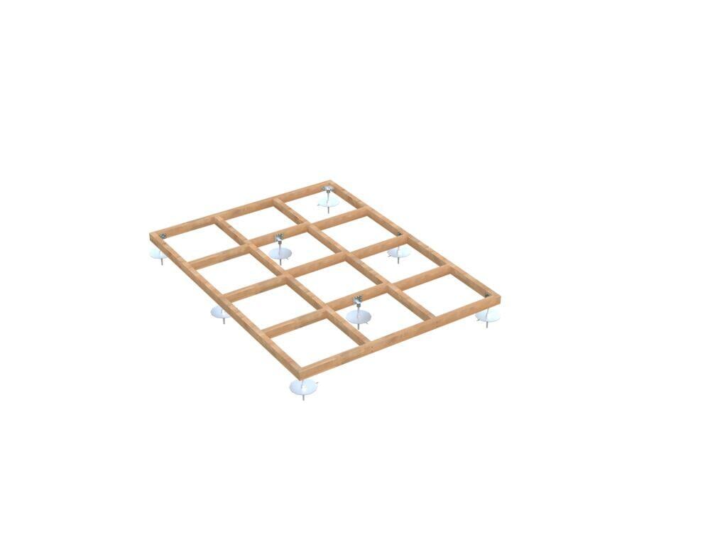 Palmako Fundamentrammer / Bjelkelag med Log-Foot