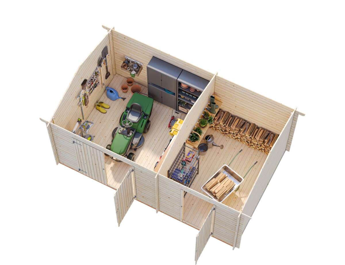 Palmako Jari redskapsbod 14,5 m²