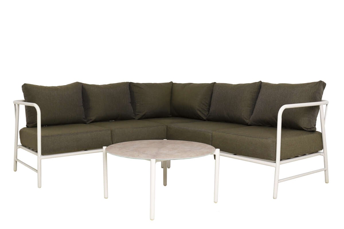 Brevik hjørnegruppe kalk og mose putetrekk