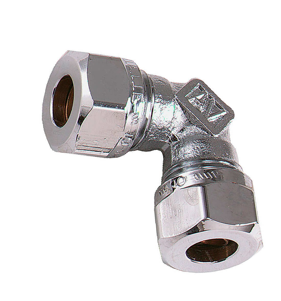 Gelia kobberrør vinkel 10 mm