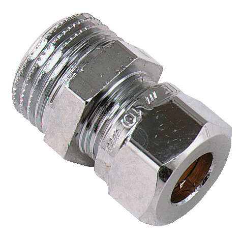 Gelia kobberrør kobling utvendig R15/15 mm