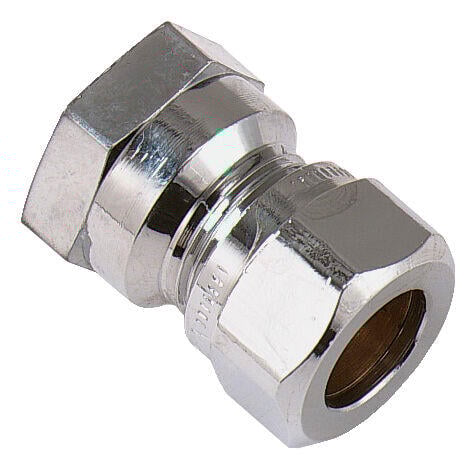 Gelia kobberrør kobling utvendig rett R15/12 mm