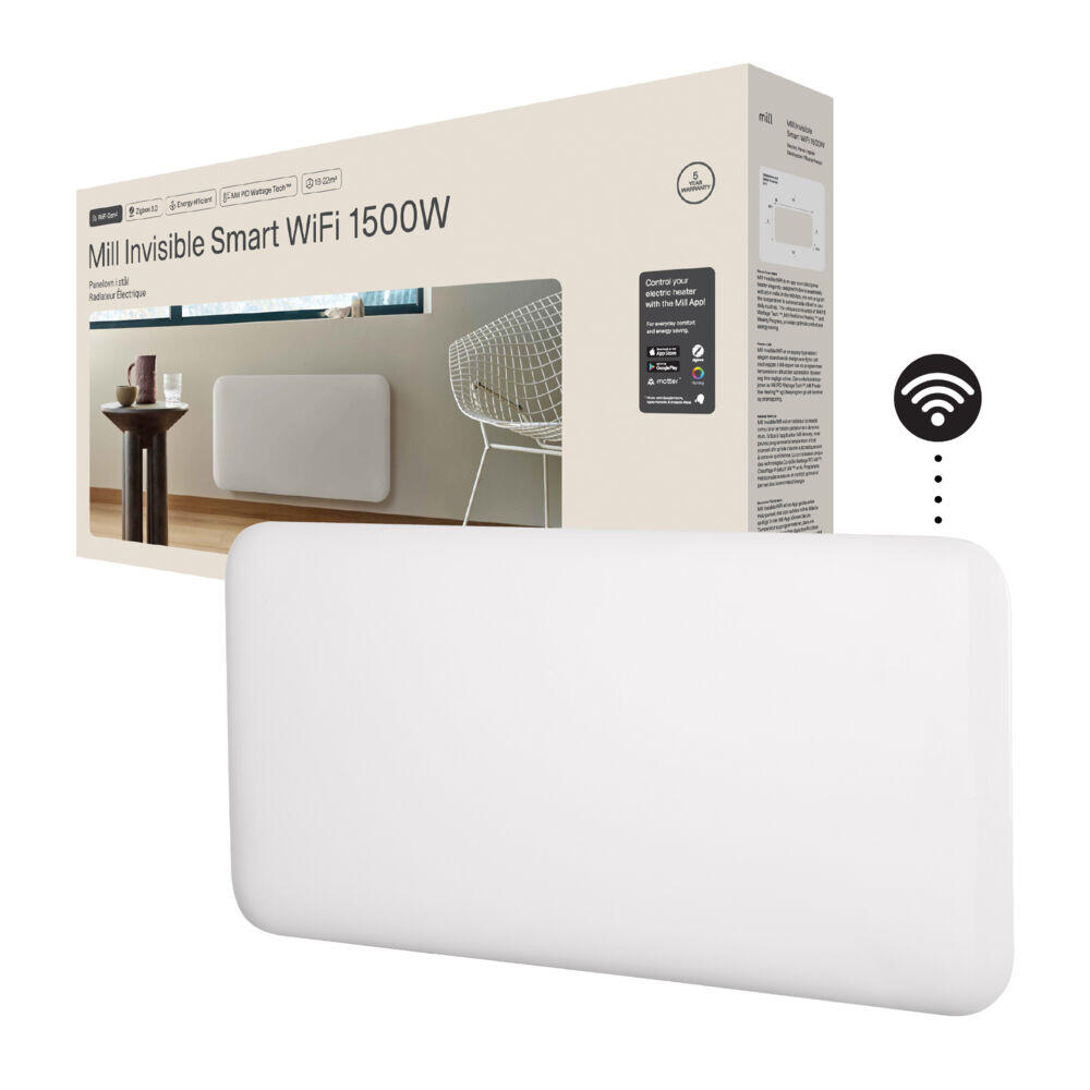Mill Invisible Smart WiFi  Gen 4 1500W panelovn