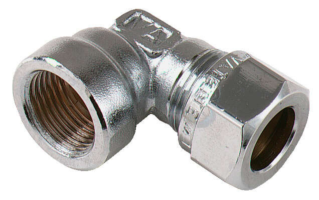 Gelia kobberrør vinkel innvendig R15/12 mm