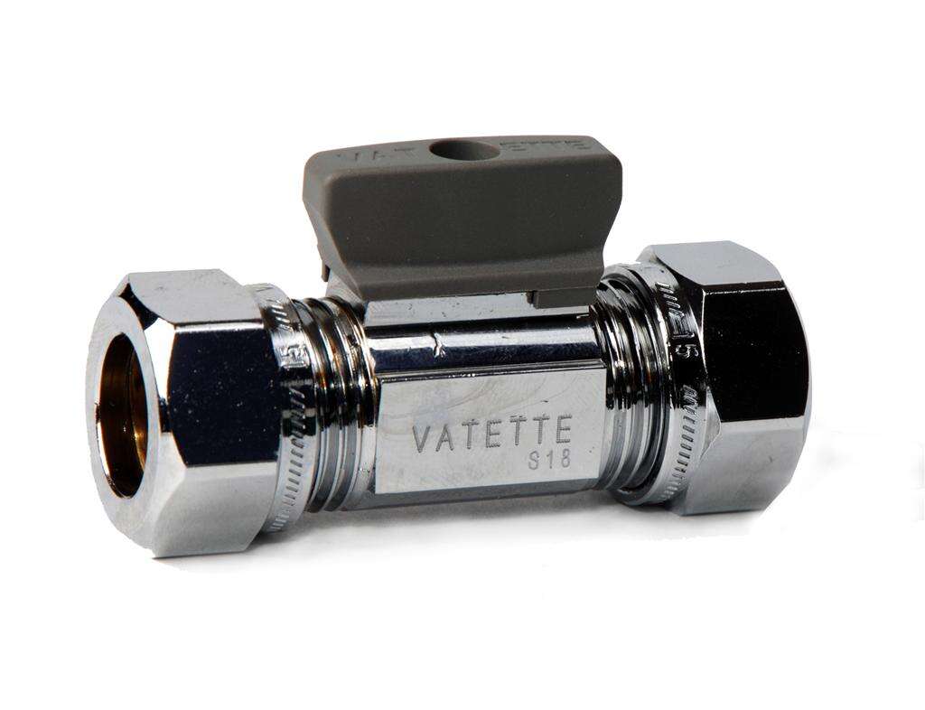 Gelia kulventil m/spak 12x12 mm