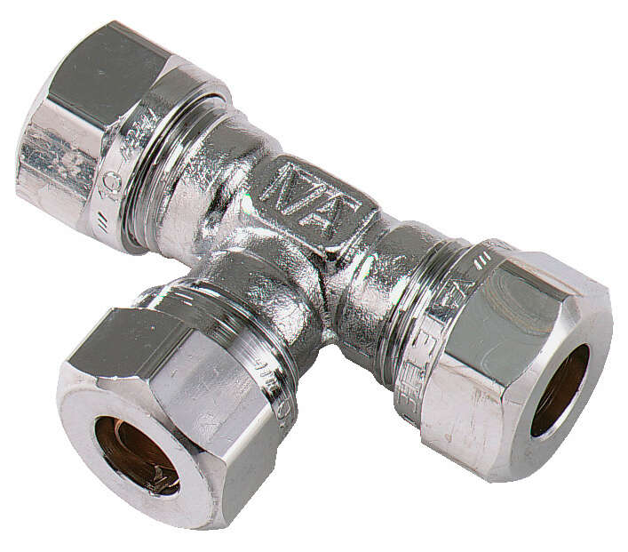 Gelia kobberrør T-rør 15 mm