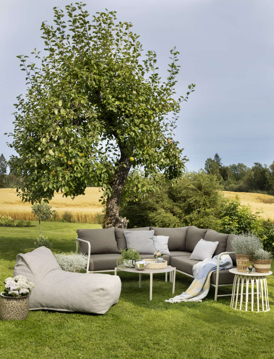 Brevik hjørnegruppe kalk og kastanje putetrekk