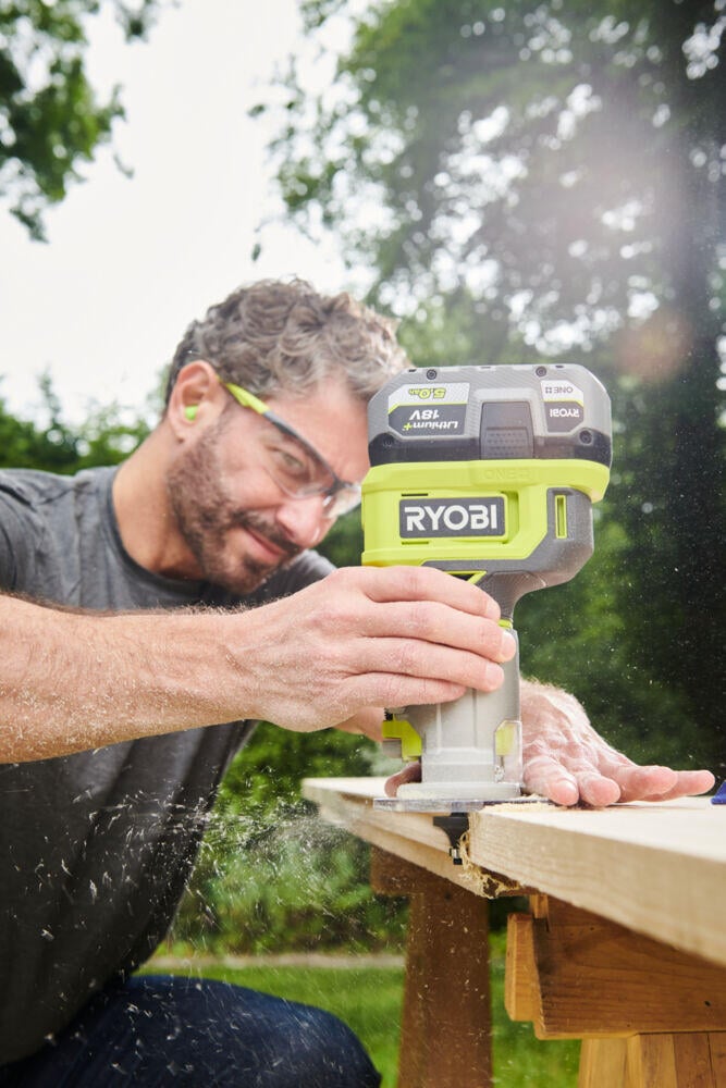 Ryobi ONE+ RTR18-0 overfreser u/batteri