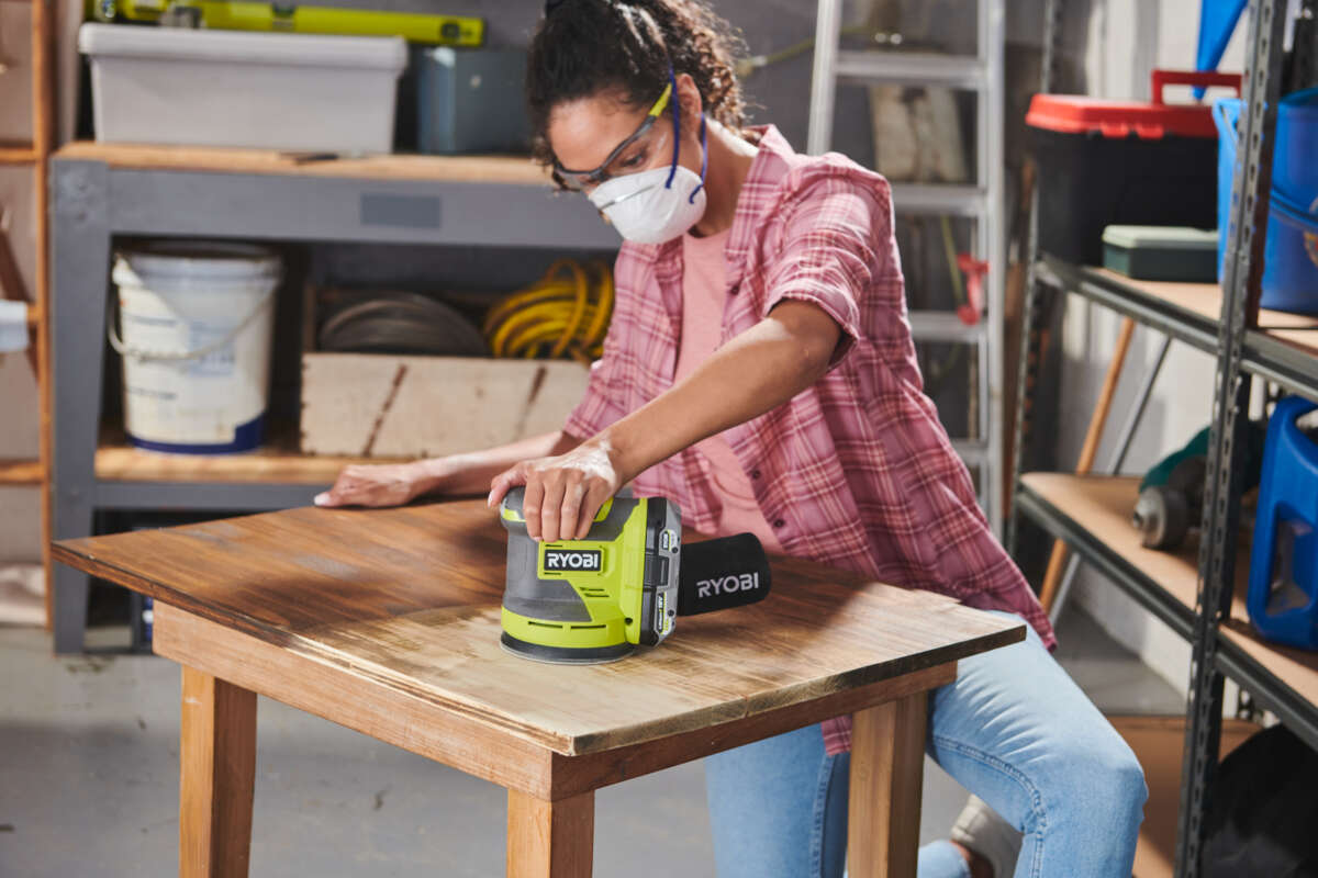 Ryobi RCK182S-1C20G Verktøysett sliping m/batteri