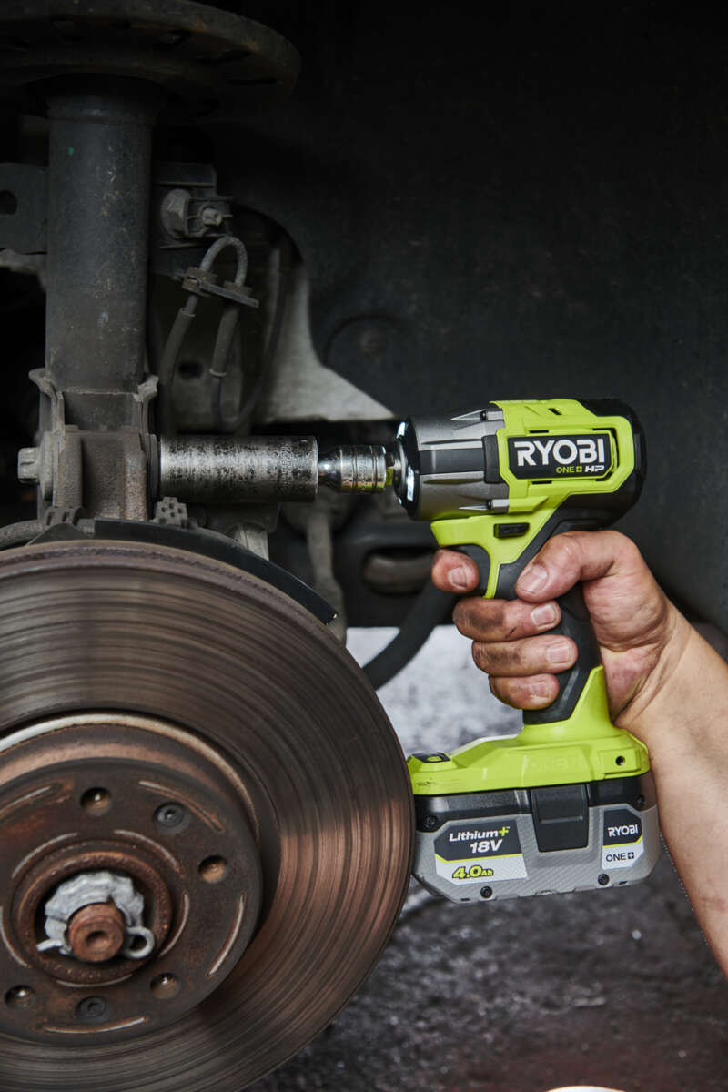 Ryobi ONE+ HP RIW18C-0 muttertrekker u/batteri