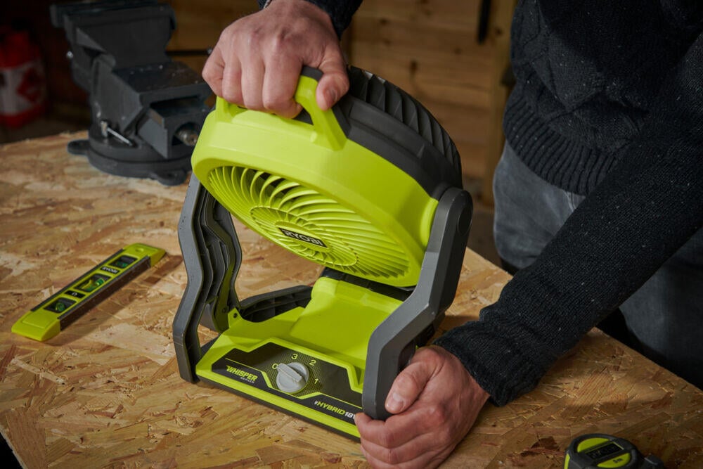 Ryobi ONE+ RF18-0 vifte u/batteri