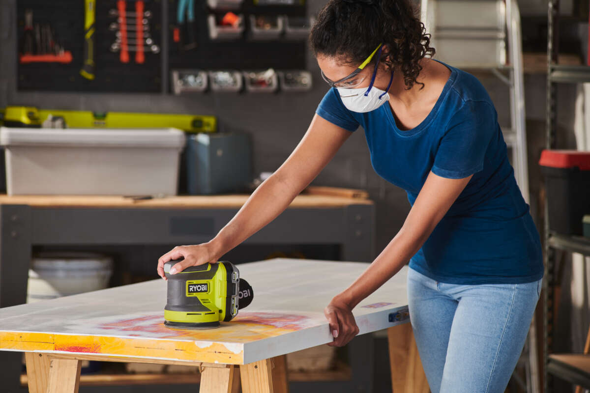Ryobi ONE+ RROS18-0 eksentersliper u/batteri