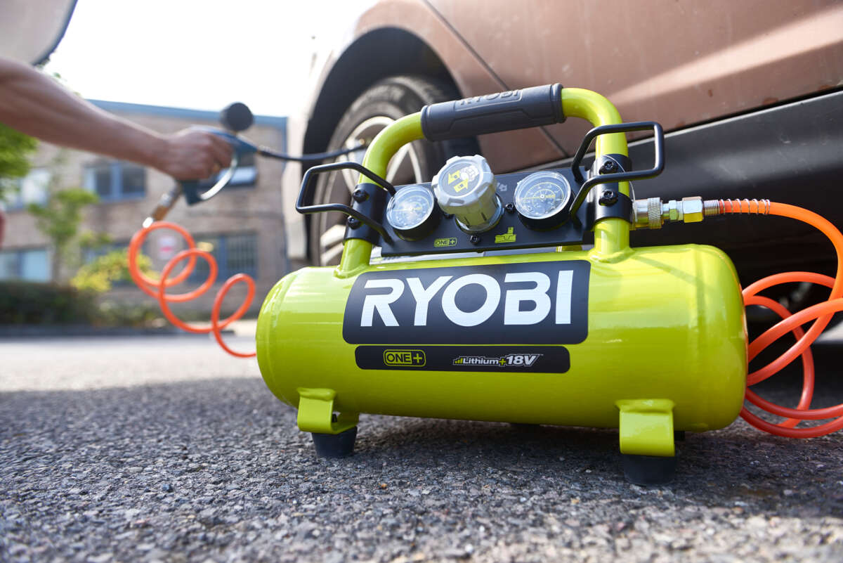 Ryobi ONE+ R18AC-0 luftkompressor u/batteri