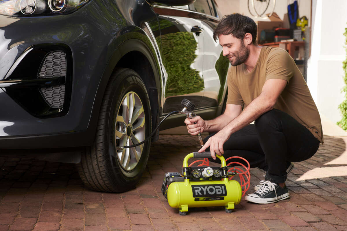 Ryobi ONE+ R18AC-0 luftkompressor u/batteri