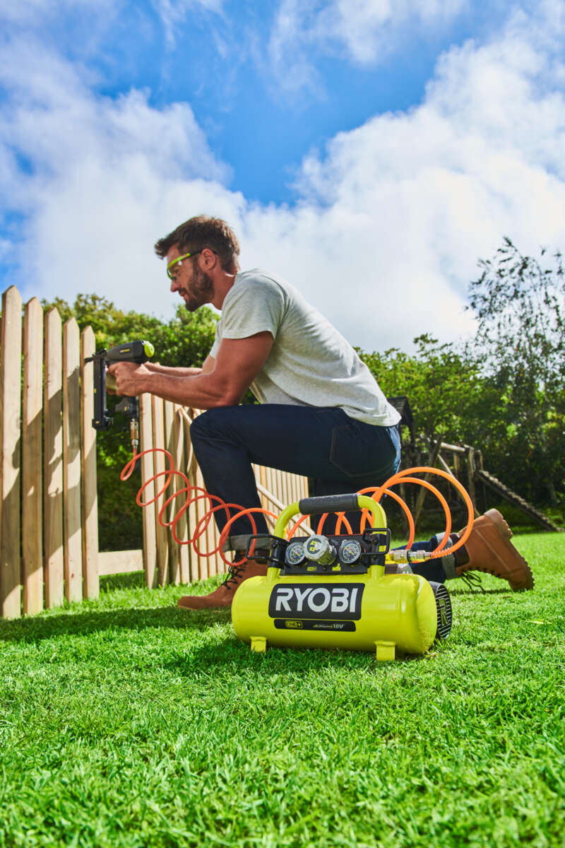 Ryobi ONE+ R18AC-0 luftkompressor u/batteri