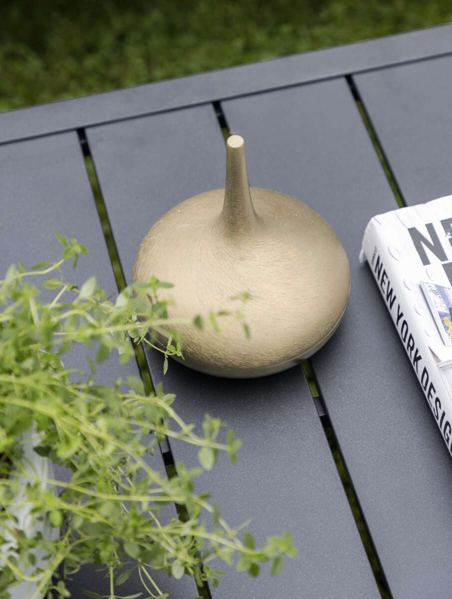 Røst sofagruppe sort og beige impregnerte putetrekk