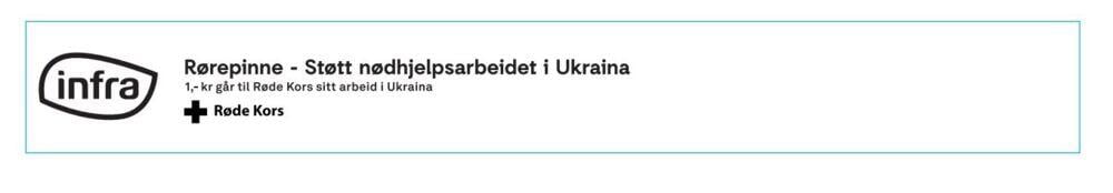 Infra rørepinne stor