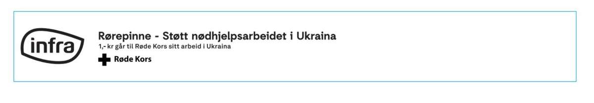 Infra rørepinne stor