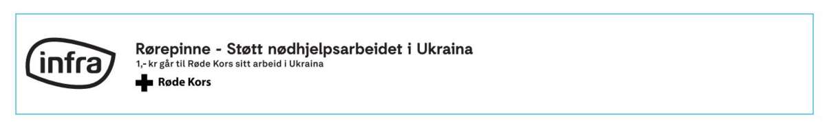 Infra rørepinne liten