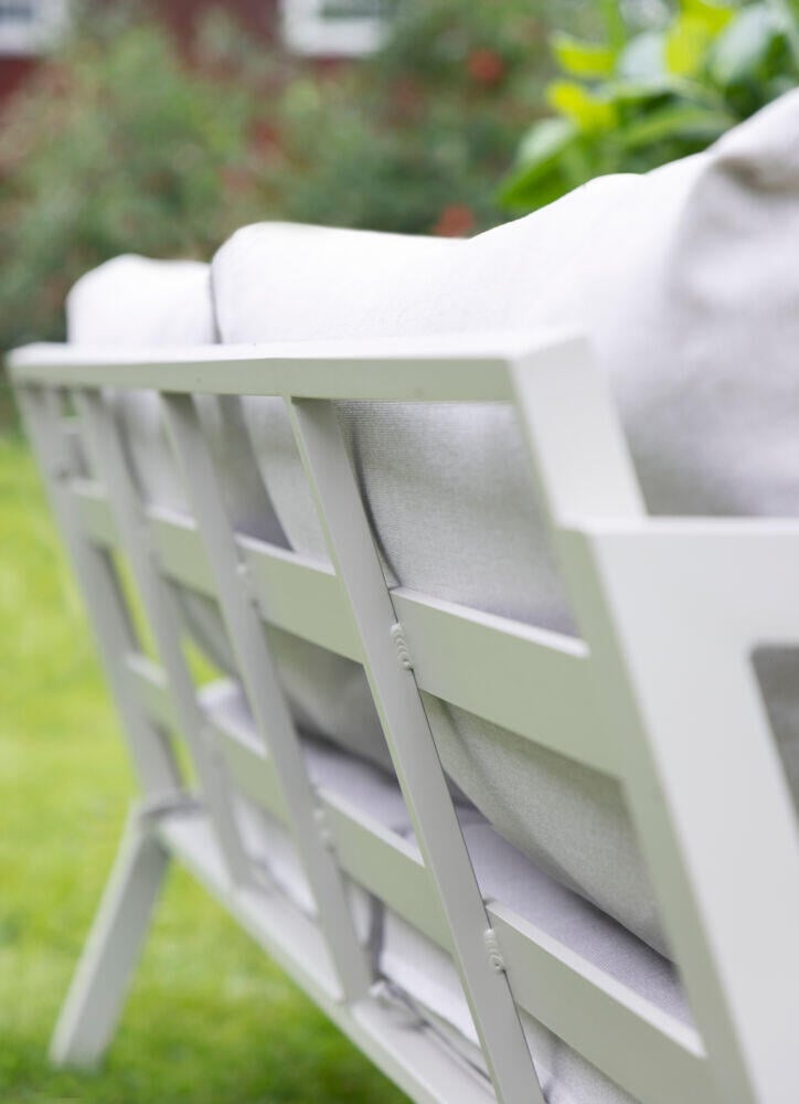 Røst sofagruppe kalk og beige vanntette putetrekk