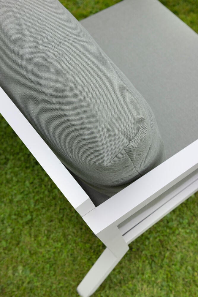 Røst sofagruppe kalk og grønne vanntette putetrekk