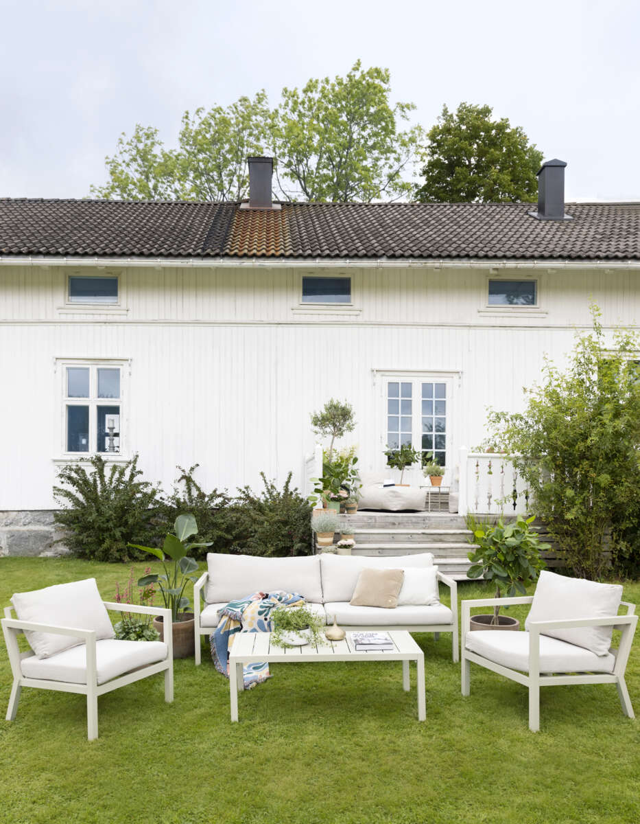 Bohem Røst sofagruppe med putetrekk