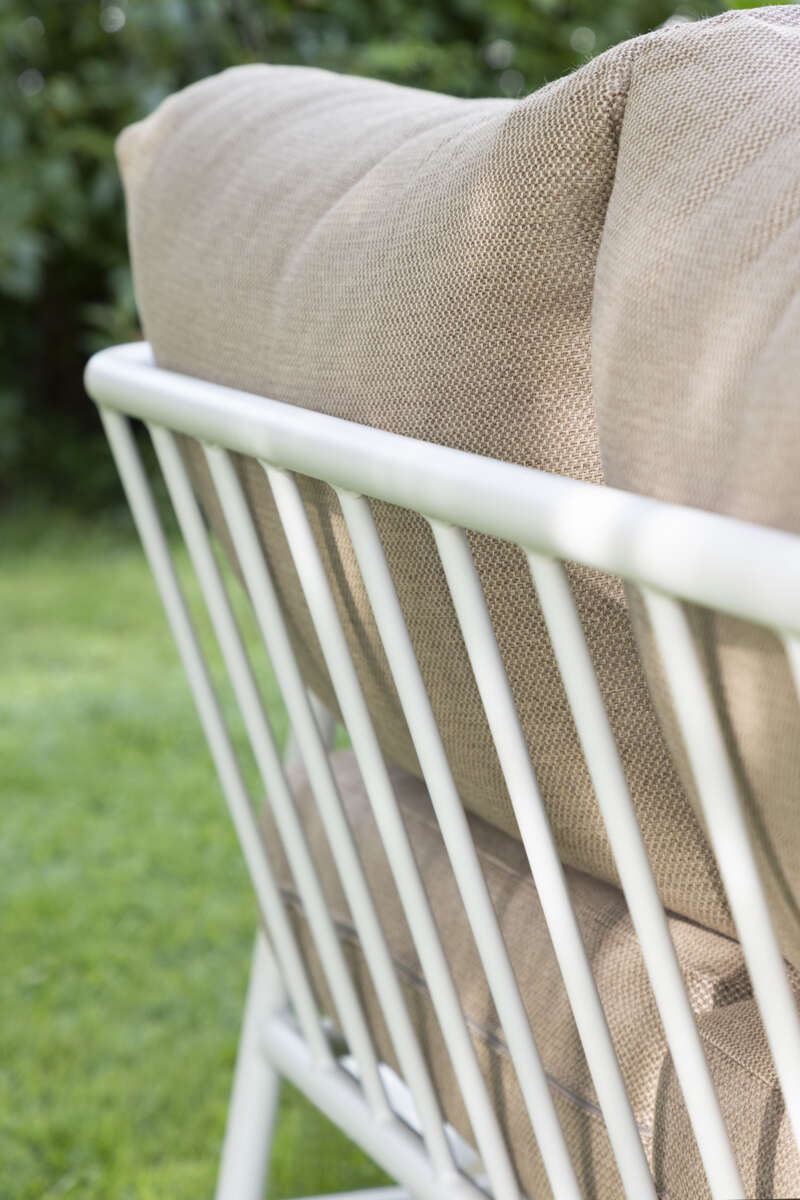 Brevik sofagruppe kalk og beige putetrekk