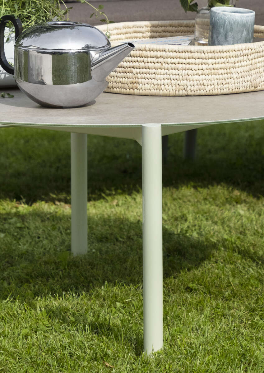 Brevik hjørnegruppe kalk og terrakotta putetrekk