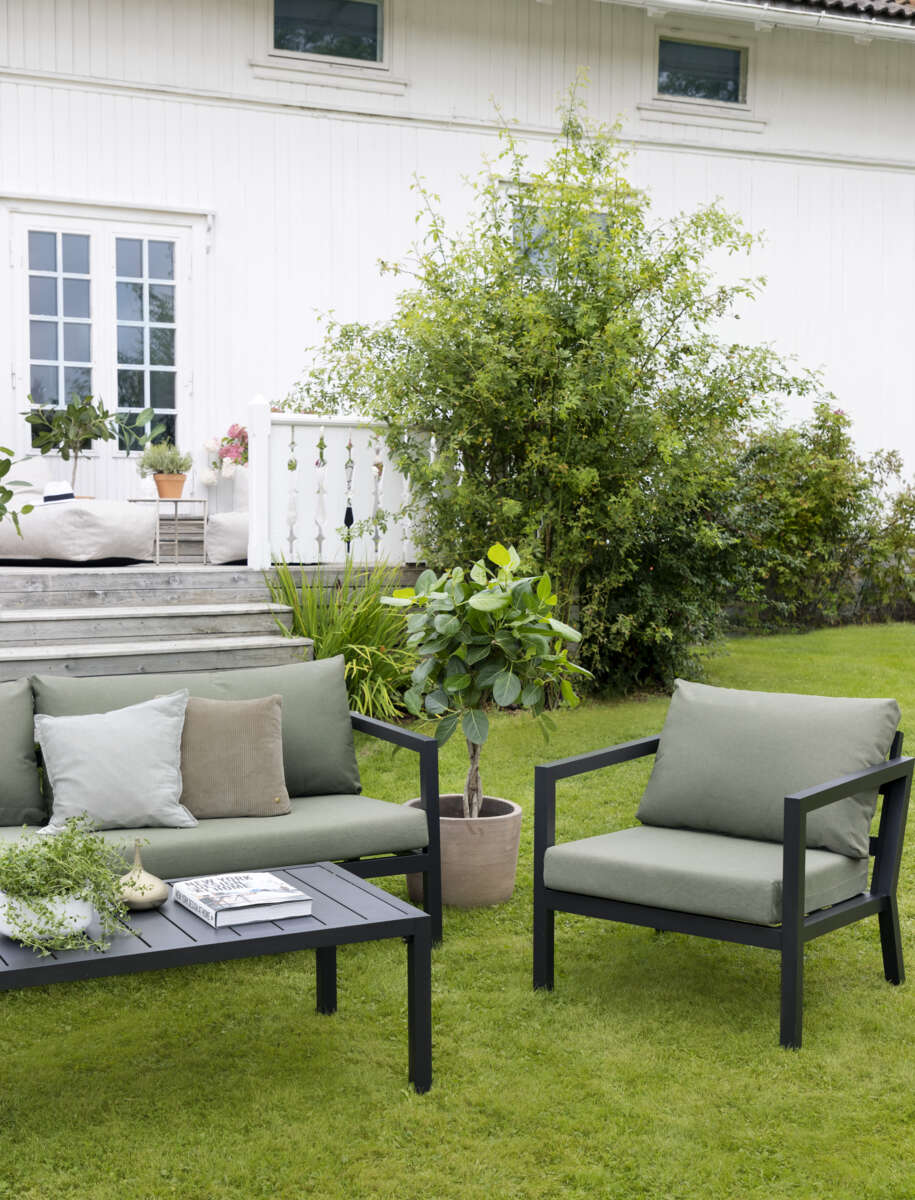 Bohem Røst sofagruppe med putetrekk