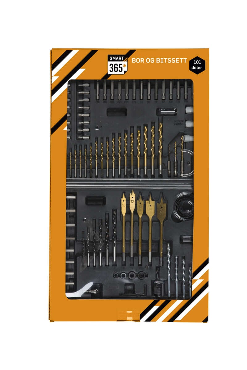 Smart 365* bor- og bitssett 101 deler