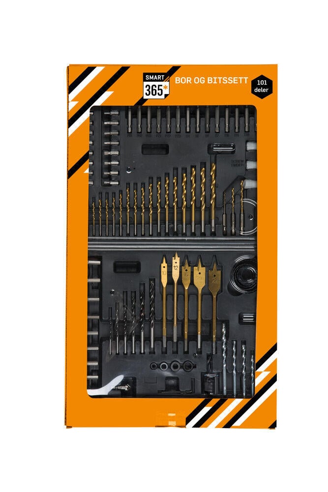 Smart 365* bor- og bitssett 101 deler