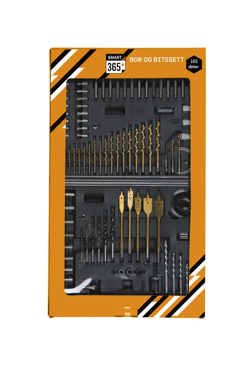 Smart 365* bor- og bitssett 101 deler