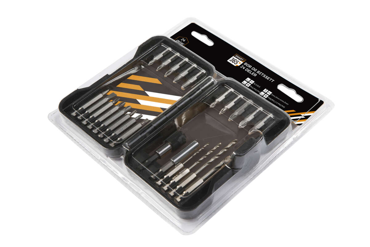 Smart 365* bor- og bitssett 24 deler