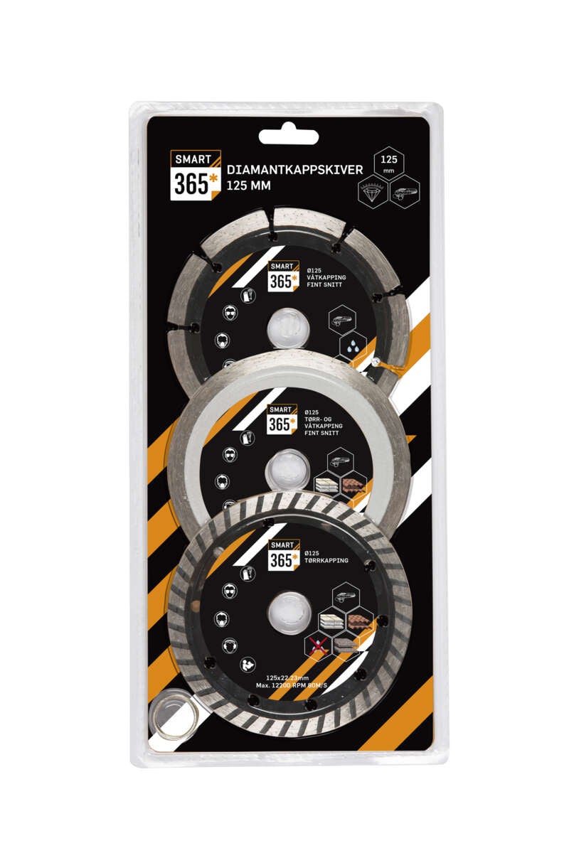 Smart 365* diamantkappeskiver 3-pk