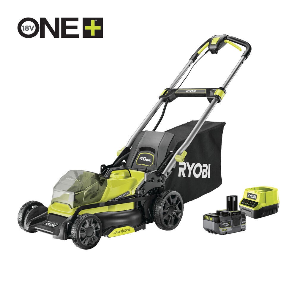 Ryobi RY18LMX40C-150 børsteløs ONE+ gressklipper m/batteri