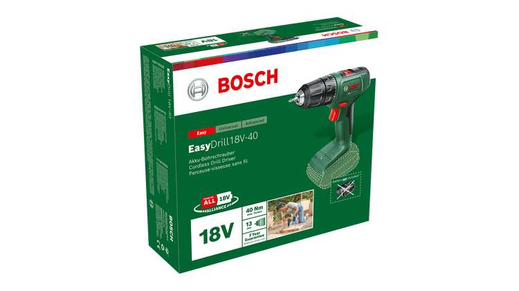 Bosch Easy drill 18V-40 + SystemBox m/batteri