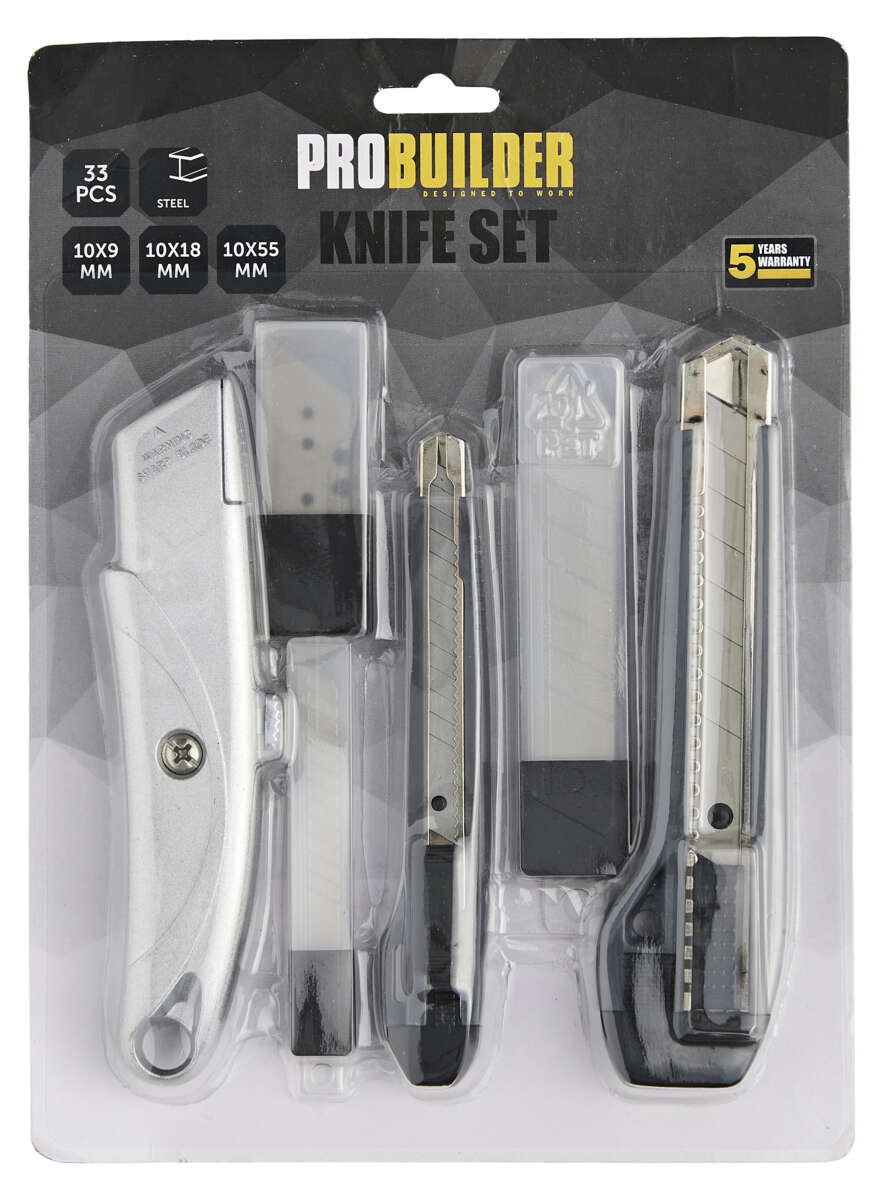 Probuilder knvisett 33 deler