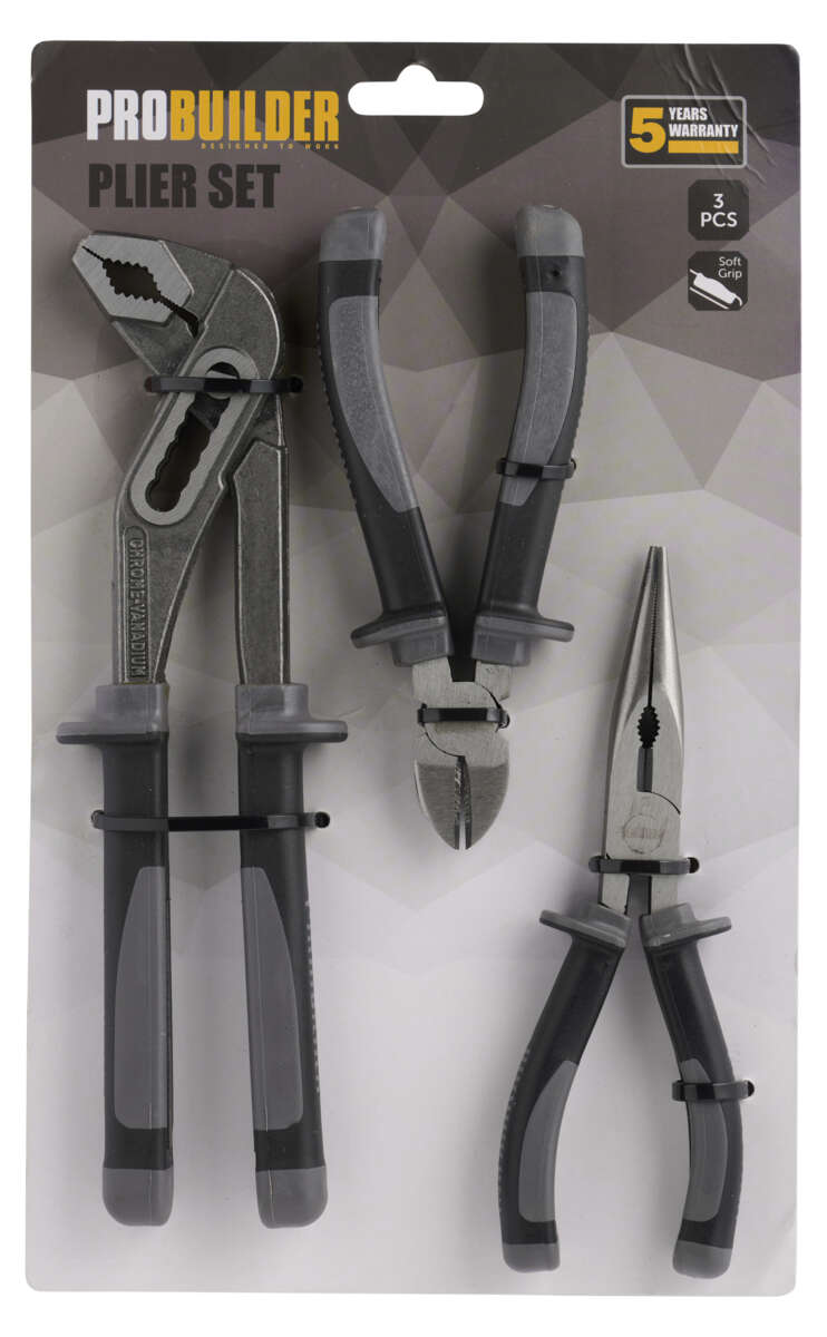 Probuilder tangsett 3 deler