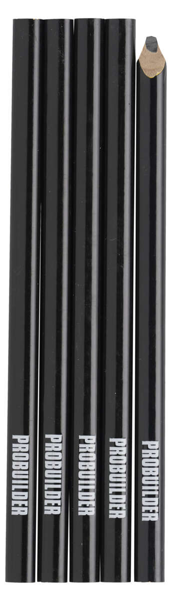 Probuilder tømmermannsblyant 5-pk