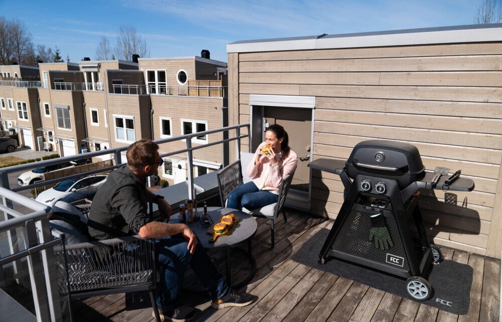 FCC X-Grill II 2.0 Table Top gassgrill med stativ