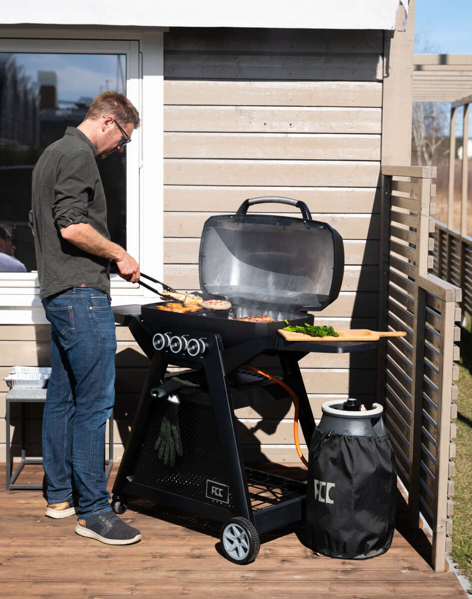 FCC X-Grill II 3.0 Table Top gassgrill med stativ