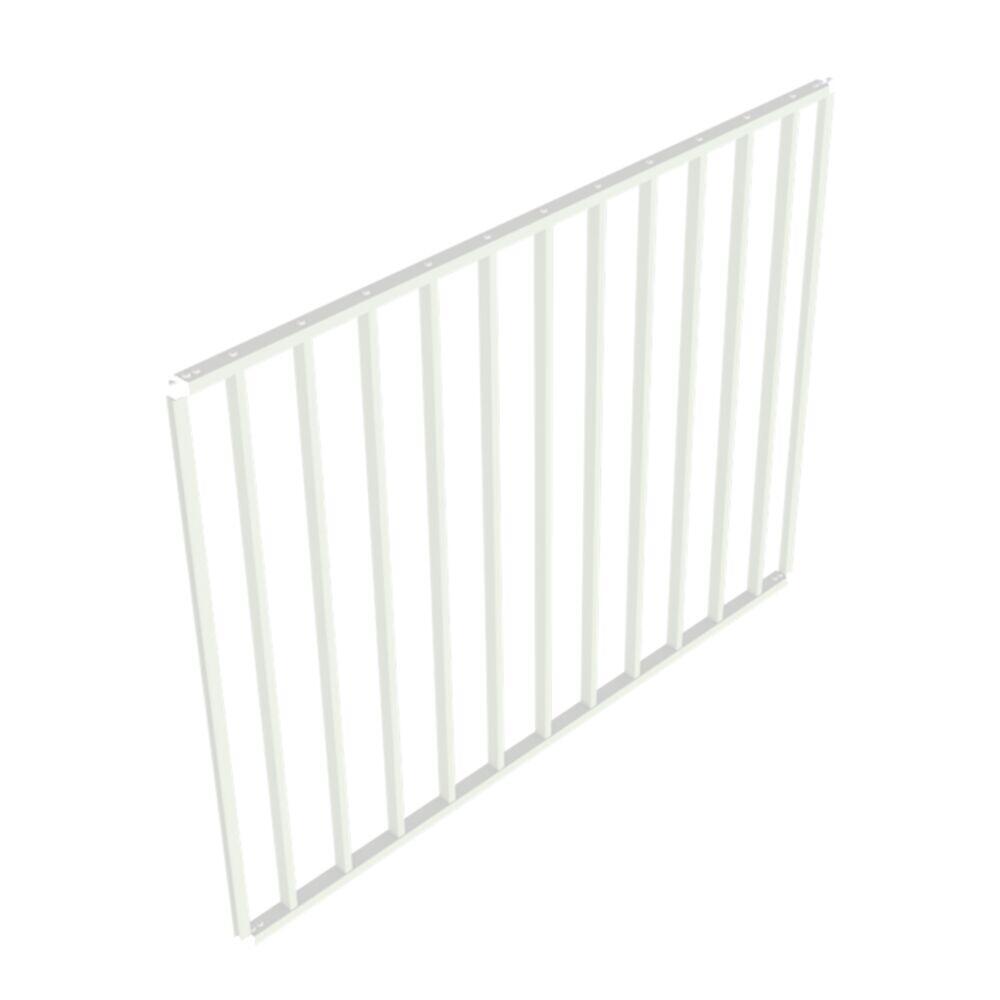 IDT Alu spilerekkverk RAL9010 370mm