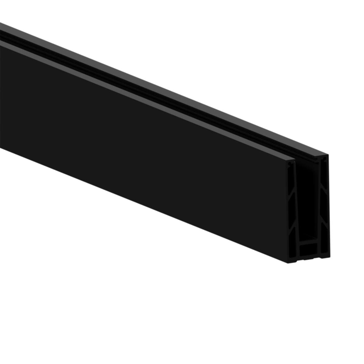 IDT Pure bunnprofil toppmontert sort