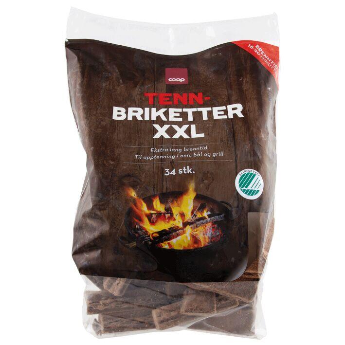 Coop tennbriketter XXL 34 stk.